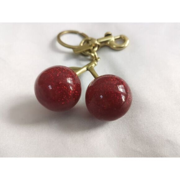 Coach Cherry Bag Charm Keychain - Picture 2 of 5